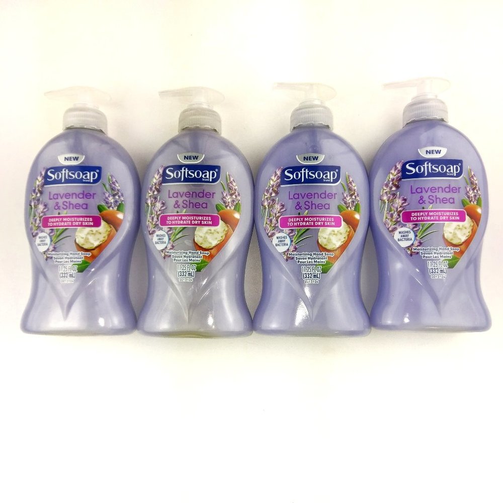 4 Softsoap Lavender & Shea Moisturizing Hand Soap